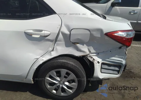 2015 Toyota Corolla L из США, поврежденный, VIN 2T1BURHE4FC399589